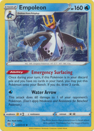 Empoleon - 037/172 - Holo Rare