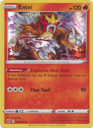 Entei - 021/159 - Holo Rare