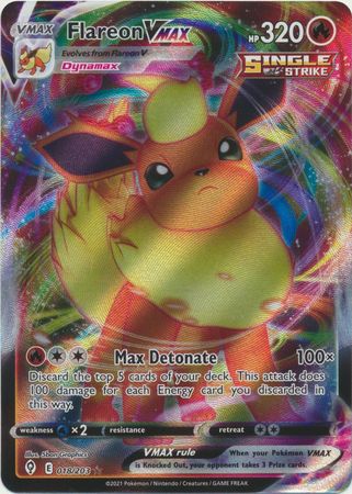 Flareon VMAX - 018/203 - Ultra Rare