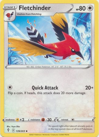 Fletchinder - 139/203 - Uncommon