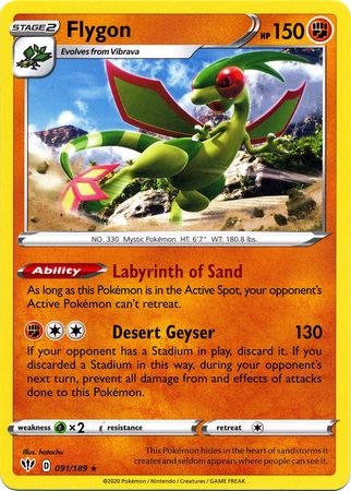 Flygon - 091/189 - Rare