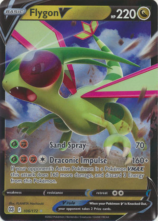 Flygon V - 106/172 - Ultra Rare