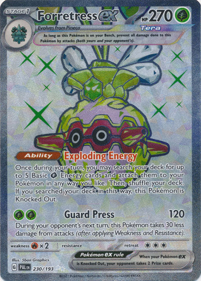 Forretress ex - 230/193 - Full Art Ultra Rare