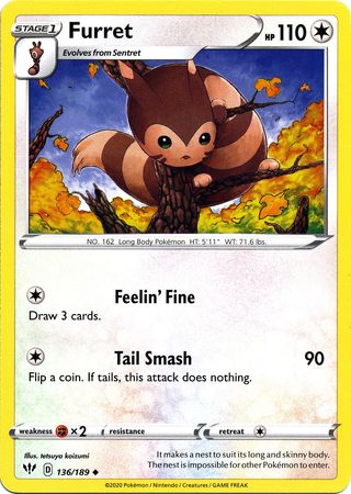 Furret - 136/189 - Uncommon