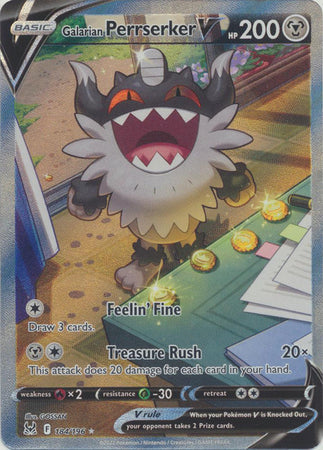 Galarian Perrserker V - 184/196 - Alternate Art Ultra Rare