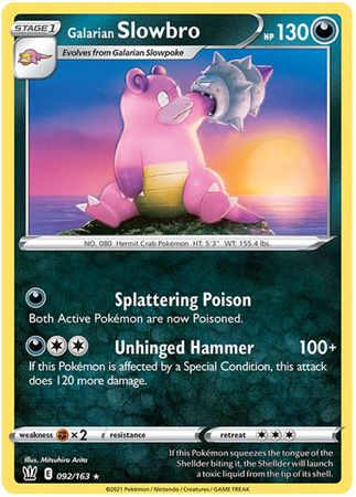 Galarian Slowbro - 092/163 - Rare