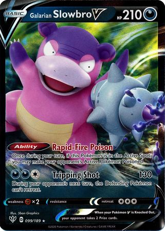 Galarian Slowbro V - 099/189 - Ultra Rare