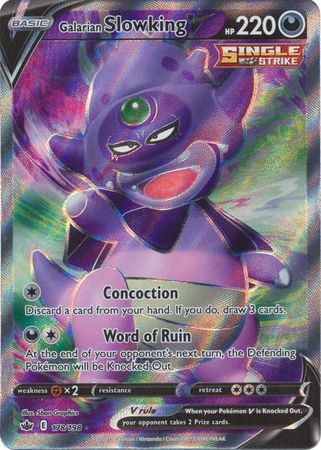 Galarian Slowking V - 178/198 - Full Art Ultra Rare