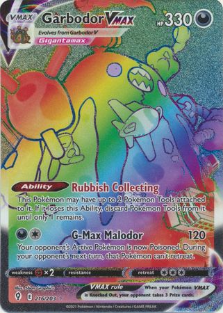 Garbodor VMAX - 216/203 - Hyper Rare