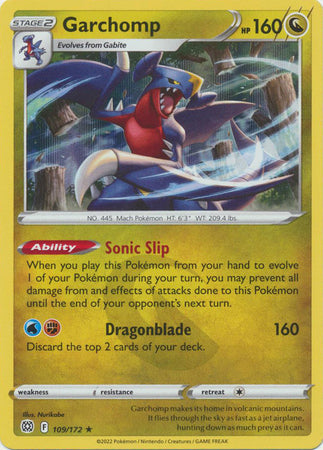 Garchomp - 109/172 - Holo Rare