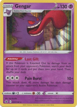 Gengar - 057/198 - Holo Rare