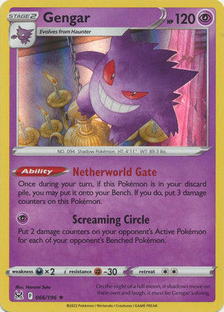 Gengar - 066/196 - Holo Rare