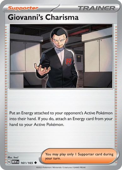 Giovanni's Charisma - 161/165 - Uncommon