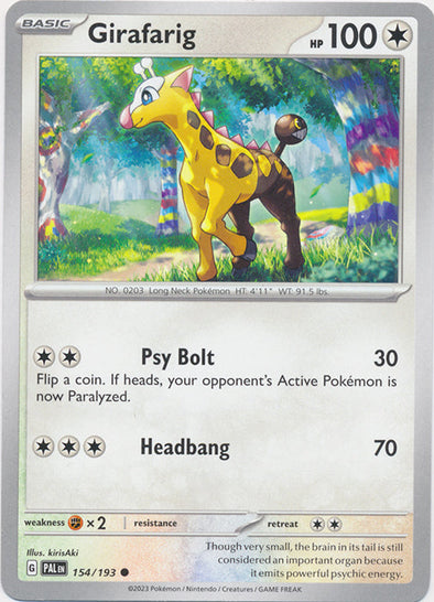 Girafarig - 154/193 - Common