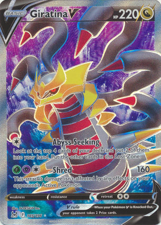 Giratina V - 185/196 - Full Art Ultra Rare