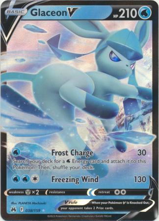 Glaceon V - 038/159 - Ultra Rare