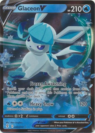 Glaceon V - 040/203 - Ultra Rare