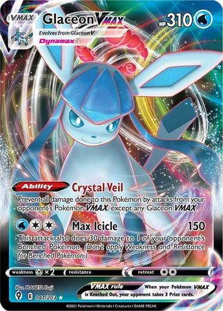 Glaceon VMAX - 041/203 - Ultra Rare