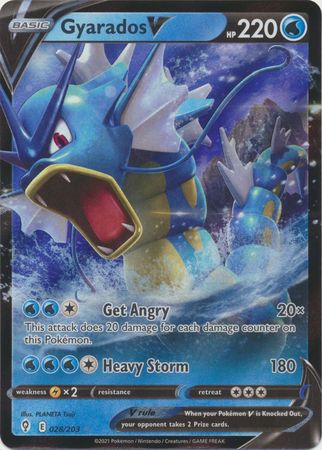 Gyarados V - 028/203 - Ultra Rare