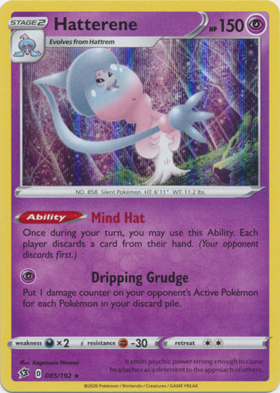 Hatterene - 085/192 - Holo Rare