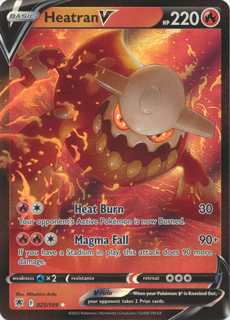 Heatran V - 025/189 - Ultra Rare