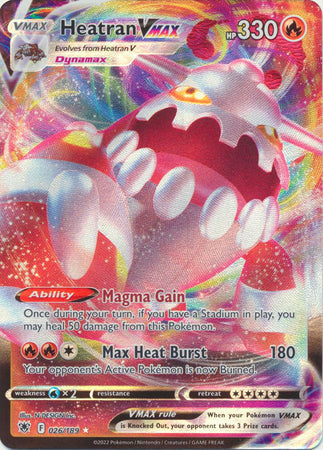 Heatran VMAX - 026/189 - Ultra Rare