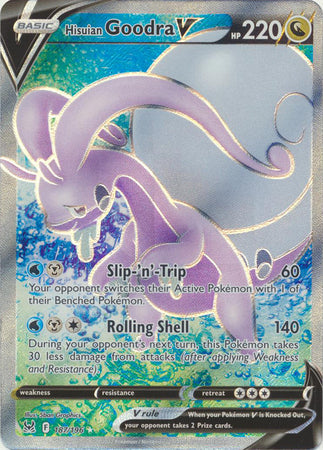 Hisuian Goodra V - 187/196 - Full Art Ultra Rare