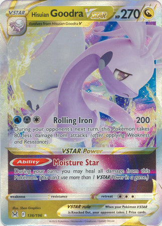 Hisuian Goodra VSTAR - 136/196 - Ultra Rare