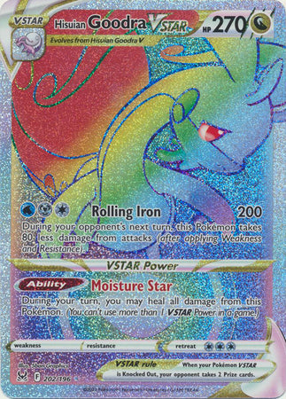 Hisuian Goodra VSTAR - 202/196 - Hyper Rare