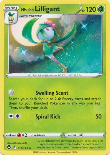 Hisuian Lilligant - 010/195 - Rare