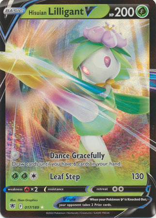 Hisuian Lilligant V - 017/189 - Ultra Rare