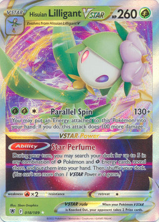 Hisuian Lilligant VSTAR - 018/189 - Ultra Rare