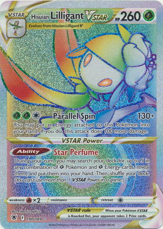 Hisuian Lilligant VSTAR - 190/189 - Hyper Rare