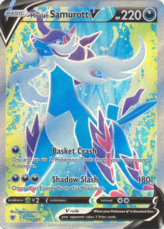 Hisuian Samurott V - 176/189 - Full Art Ultra Rare