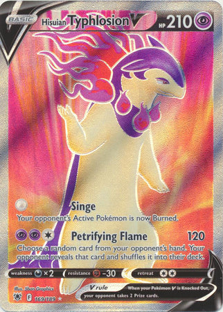 Hisuian Typhlosion V - 169/189 - Full Art Ultra Rare