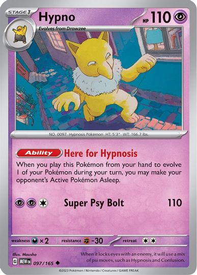 Hypno - 097/165 - Uncommon