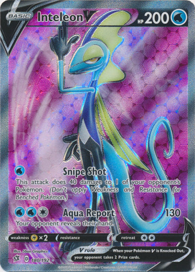 Inteleon V - 180/192 - Full Art Ultra Rare