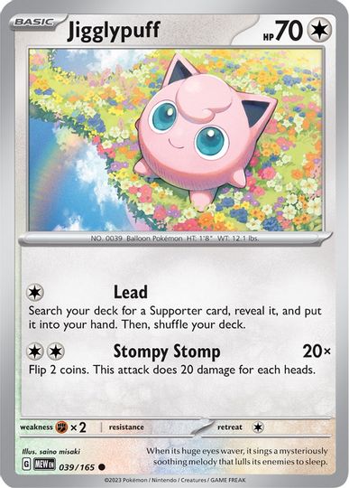 Jigglypuff - 039/165 - Common