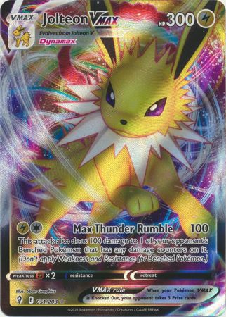 Jolteon VMAX - 051/203 - Ultra Rare