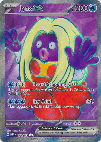 Jynx ex - 191/165 - Full Art Ultra Rare