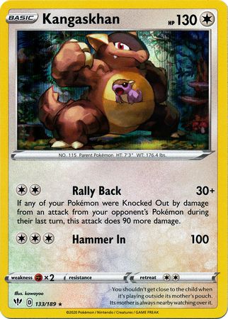 Kangaskhan - 133/189 - Holo Rare