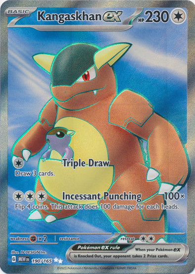 Kangaskhan ex - 190/165 - Full Art Ultra Rare