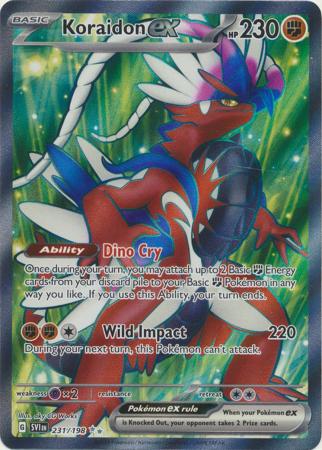 Koraidon ex - 231/198 - Full Art Ultra Rare