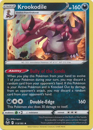 Krookodile - 113/195 - Holo Rare