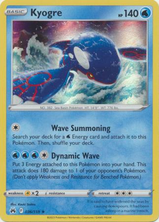 Kyogre - 036/159 - Holo Rare