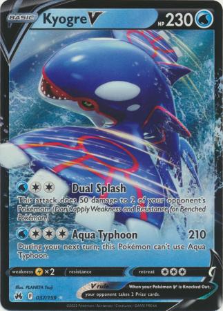 Kyogre V - 037/159 - Ultra Rare