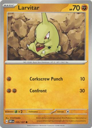 Larvitar - 105/197 - Common