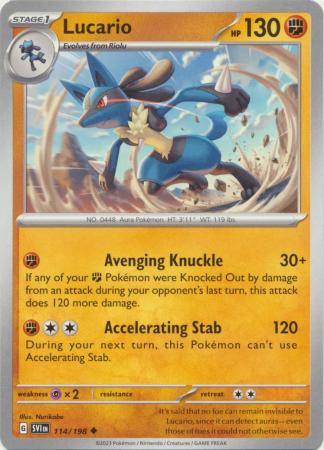 Lucario - 114/198 - Uncommon