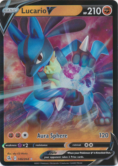 Lucario V - 146/264 - Ultra Rare