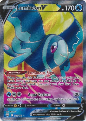 Lumineon V - 155/172 - Full Art Ultra Rare